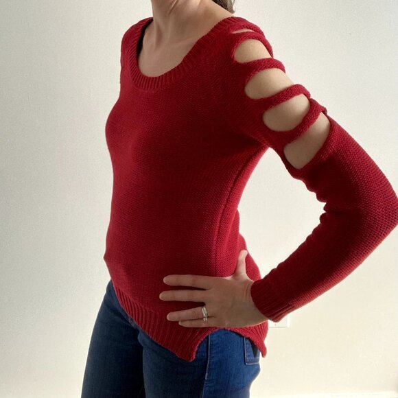 Women's Peephole Sweater - Picture 1 of 7